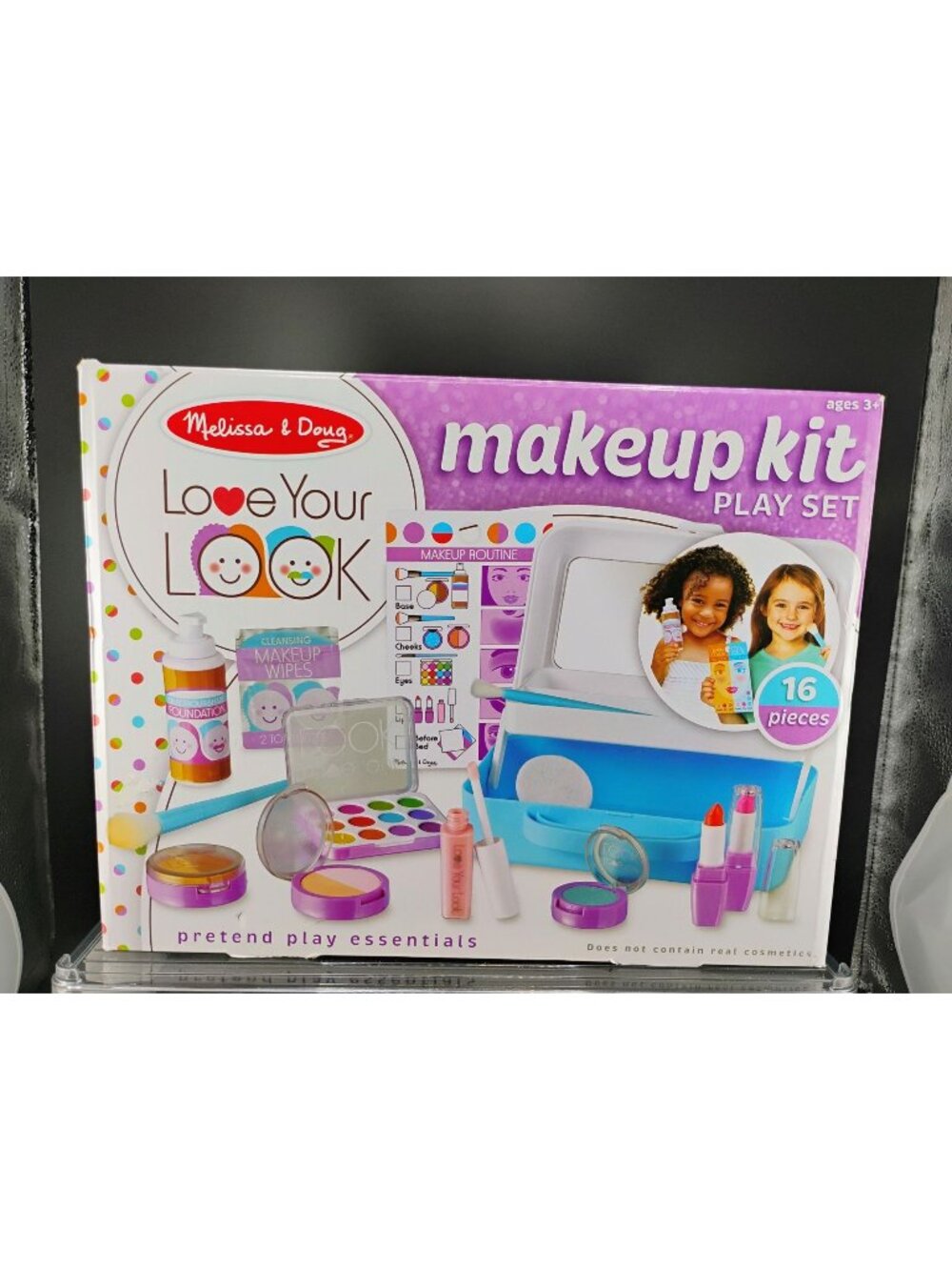 Melissa & Doug Pretend Play Makeup Kit 16-Piece Set For Kids